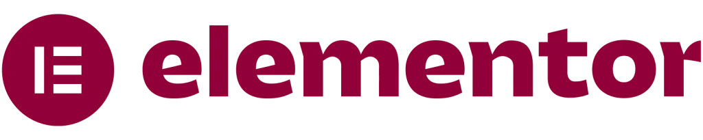 Elementor Logo Full Red