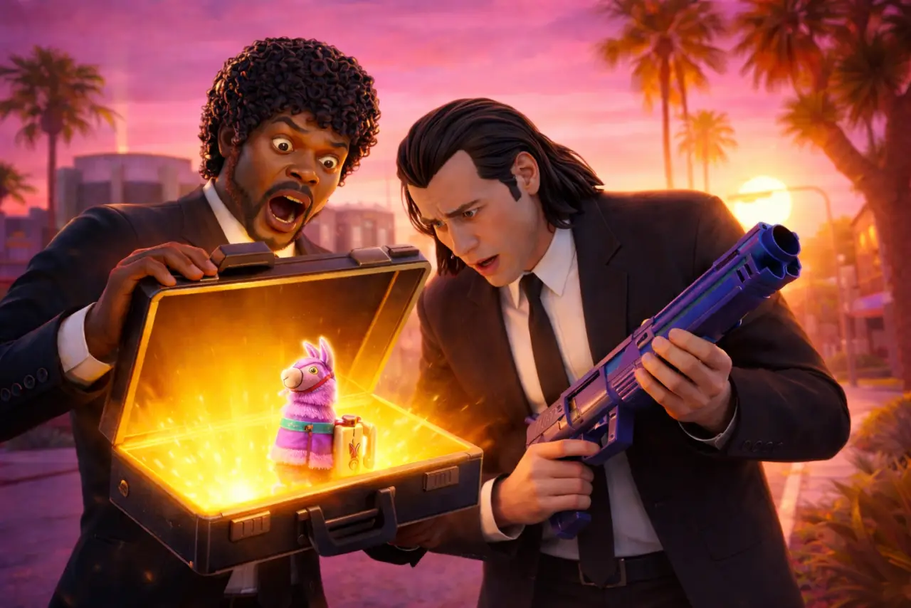 Fortnite Pulp Fiction thumbnail by HiHendrix